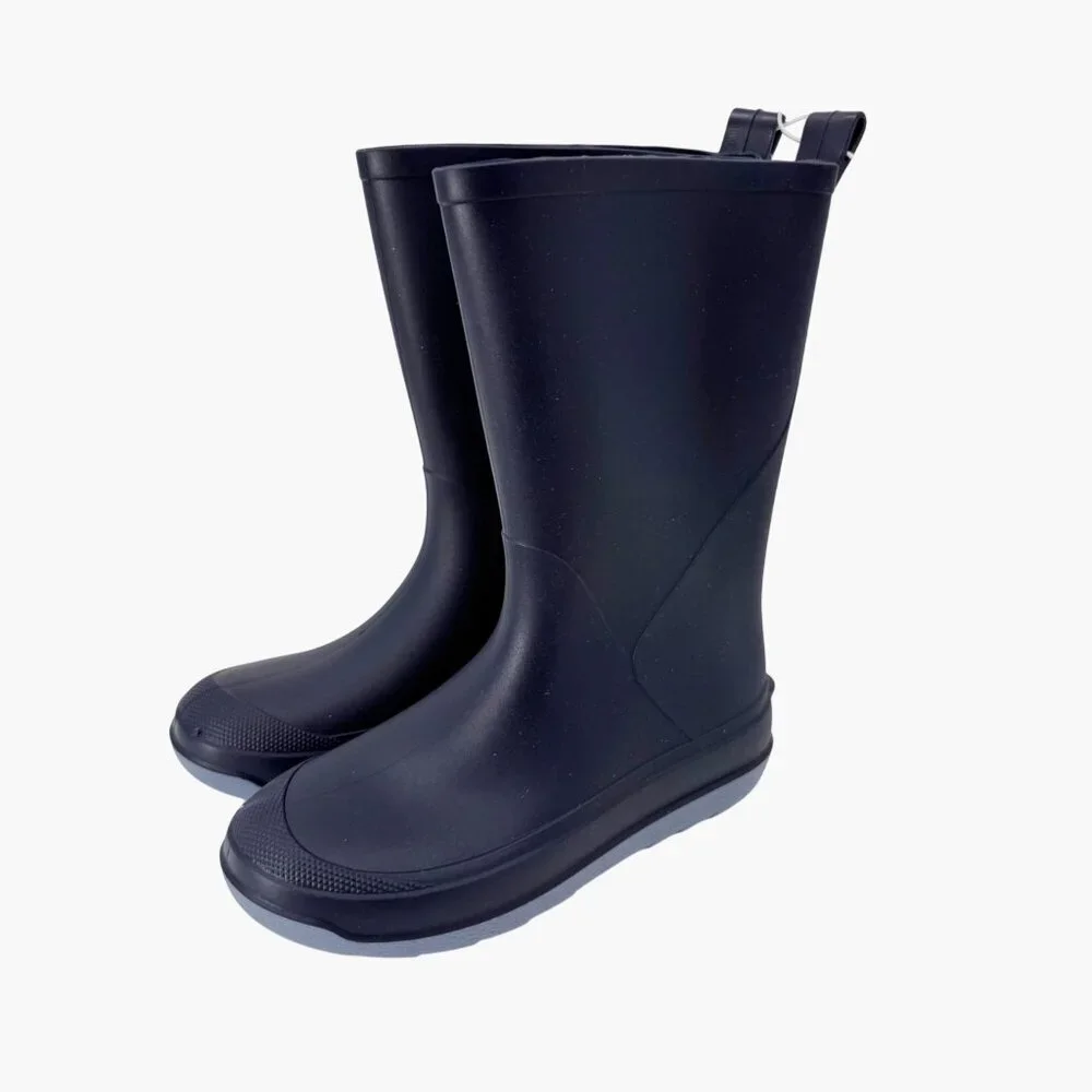 NEW Cat & Jack Kids' Andy Rain Boots - Navy Blue - Size 13